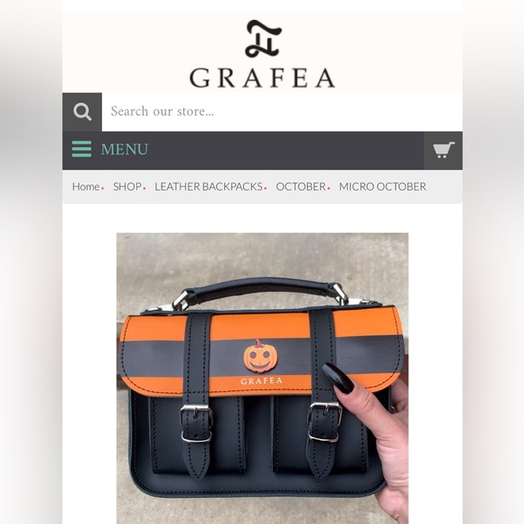 Grafea 	MICRO OCTOBER (Limited edition) handbag - Picture 1 of 3